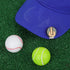 Magnetic Golf Hat Clip, Funny Golf Ball Marker with Three-Tooth Cap Clip for Golf Accessories