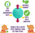 Chew King Dog Fetch Balls for All Breed Sizes