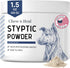 Chew + Heal Labs Styptic Powder - Quick Stop Bleeding Powder for Dogs, Cats, and Other Animals - 1.5 oz