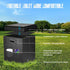 YOSN Portable Toilet for Adults,Upgraded Soft Leather Folding Camping Toilet with Lid and Mesh Side Pocket, Travel