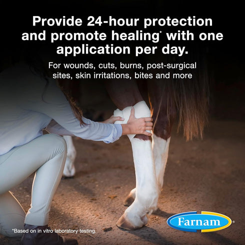 Farnam Purishield Horse Wound Care Spray, Fast-Acting for Horses, Dogs, Cats & Livestock, 24-Hour Protection