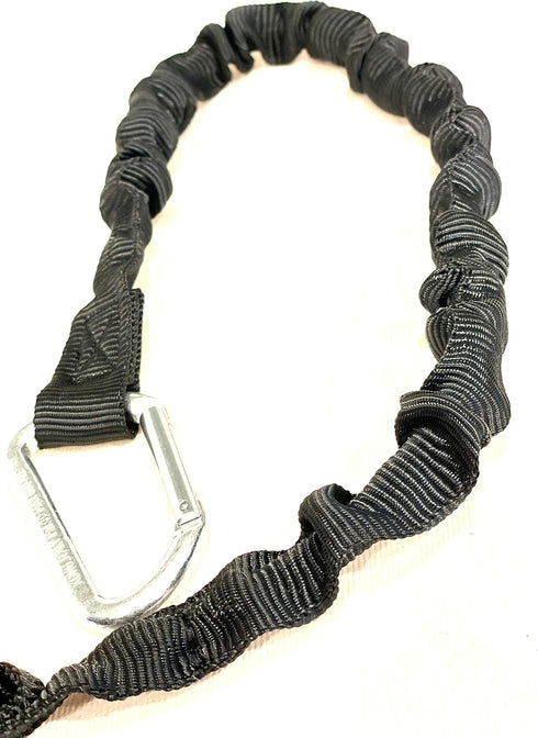 Neewa Bungee Dog Leash, 5 ft - 6.5 Ft when pulled, Black, Ideal for Walking, Running, Hiking, Training