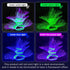 Soft Silica Gel Aquarium Decorations Glow in The Dark, Glowing Coral Ornaments for Fish Tank (Purple, Anemone)