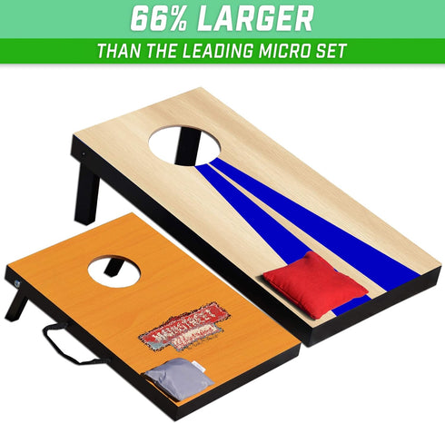 2 1 Set 6 2 GoSports ft x ft Portable Size Cornhole - Ready To Play with Bean Bags and Conrhole Boards - Great