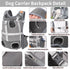 Dog Carrier Backpack - Legs Out Front Facing Carrier for Small Medium Dogs, Adjustable Hands-Free Backpack for Hiking