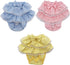 Dog Skirt Diaper for Female Cats - Sanitary Pant Dress Ruffles Cotton (Medium: Waist 8" - 10", Pack of 3 Colors)