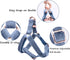 ARING PET Dog Halter Harness, Velvet No Pull Adjustable Heavy Duty Harness for Small Medium Large Dogs