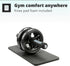 H&S Ab Roller Wheel for Abs Workout - Abdominal Core Exercise Equipment with Extra Thick Knee Pad Mat
