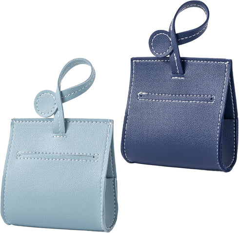 Dog Poop Bag Holders,2Pack Cute Purses Style Mini Lady Handbags Doggie Waste