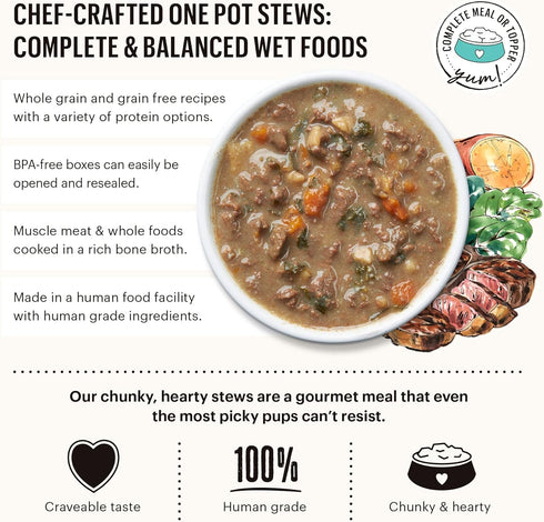 The Honest Kitchen One Pot Stews Variety Pack, 10.5 oz x3