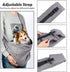 ARELLA Dog Sling Carrier for Small Medium Dogs 10-20 lbs, Comfortable Adjustable Padded Mesh