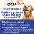 Dave's Pet Food Digesti-Bites Easy to Digest Freeze Dried Beef and Beef Liver Dog Treats with Pumpkin Fiber & Probiotics, Complete & Balanced Nutritious, Freeze Dried Dog Food Topper, USA Made (4 oz)