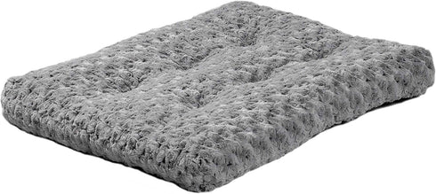 MidWest Homes for Pets Deluxe Dog Beds - Super Plush, Machine Wash & Dryer Friendly, Gray, 24-Inch