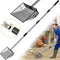 10inch Large Metal Chicken Poop Scooper, 24 to 68" Long Chicken Coop