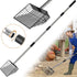 10inch Large Metal Chicken Poop Scooper, 24 to 68" Long Chicken Coop