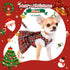 Dog Sweater Dress Puppy Sweaters for Small Dogs Girl Winter Pet Clothes Outfit for Chihuahua Yorkie Teacup Cold Weather Dog Coat Red Plaid Cat Apparel Clothing (XX-Small, Red)