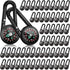 Magnetic Compass Keychain, Small Pocket Survival Mini Compass for Hiking and Camping