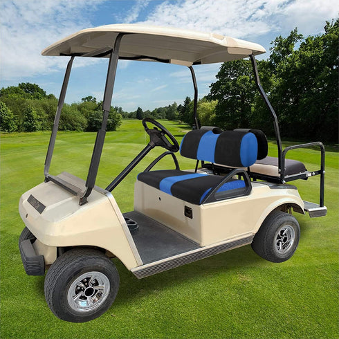 Golf Cart Seat Covers for EZGO TXT RXV, Durable Breathable Material, Dress Up Older Golf Cart