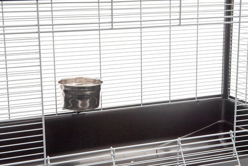 Lixit Quick Lock Cage Bowls for Small Animals and Birds, 20oz, Stainless