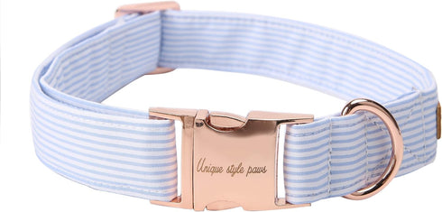 Unique Style Paws Pet Bowtie Dog Collar - Soft & Comfy Gift for Dogs and Cats, 6 Sizes and 7 Patterns