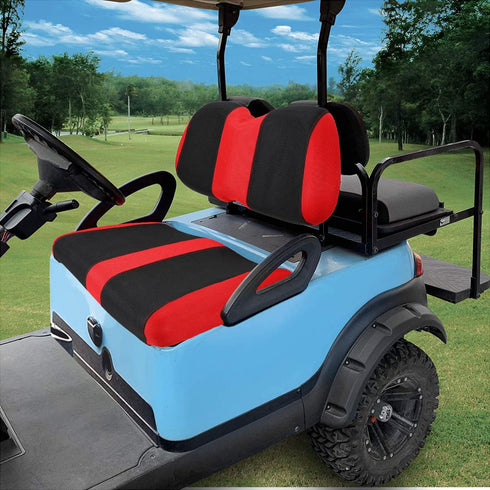 Golf Cart Front Seat Cover for Club Car Precedent 2004-Up, Durable Polyester Fabric, Breathable & Washable