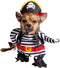 Pet Krewe Dog Pirate Costume & Cat Costume, Medium, with Arms, Pirate Hat, Tunic, Cape