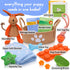 Premium Puppy Starter Kit - New Puppy Gift Basket with Essentials, Toy Box, Treat Tray, Training Supplies, Chew
