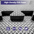 MAXTBEE 1/2 inch (20 20 12.6X12.6in Thicked Gym Floor Mats Sq Ft), Tiles High Density EVA Foam Gym Flooring for Home