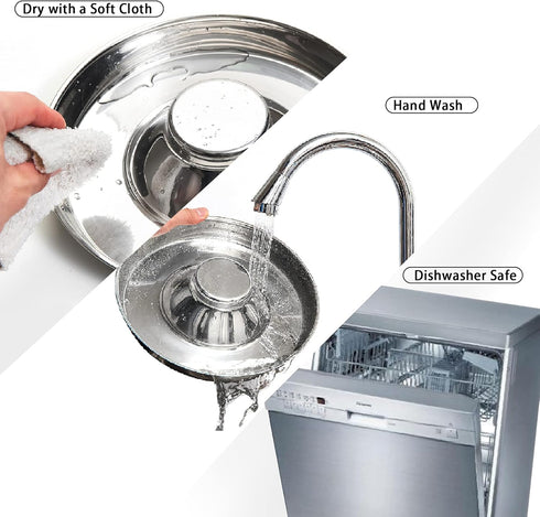 Set of 2 Stainless Steel Puppy Bowls, Dog Food and Water Feeder for Small Medium Large Dogs