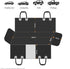 Dog Back Seat Cover Protector for Cars, SUVs, and Trucks, Scratchproof, Nonslip, Waterproof Material (Black)
