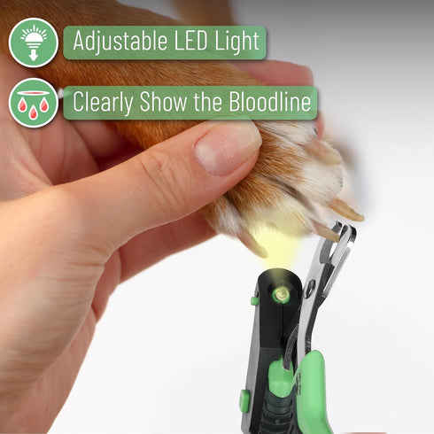Trimmer, Trimmer Mr. Pen- Cat Nail Clipper with Adjustable LED Light, Green Cat Nail Cat Claw Clippers, Cat Clippers