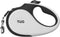 TUG 360° Tangle-Free Retractable Dog Leash, 16 ft Strong Nylon Tape, One-Handed Brake, Medium, White