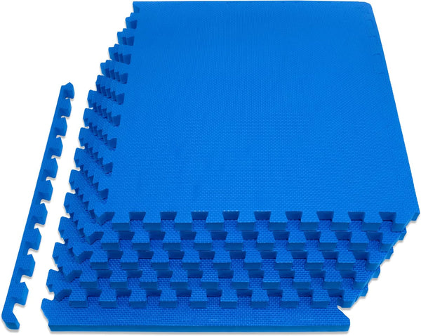 ProsourceFit Extra Thick Puzzle Exercise Mat, EVA Foam Interlocking Tiles for Home and Gym Flooring