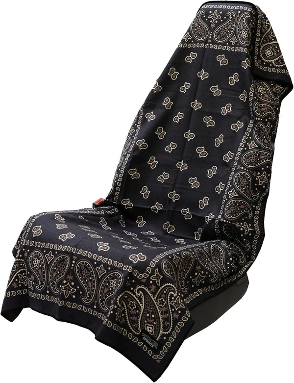 Sprints Athletic Running Towel, Full-Sized, Car Seat Cover - Performance Microfiber (Paisley