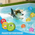 Coricorsu 3.14" (6PCS) Squeaky Dog Toys Funny Smile Face Chewing Latex Rubber Soft Fetch Play Interactive Squeaky Dog