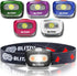 LED Headlamp Flashlight for Adults & Kids - Lightweight, Waterproof with White & Red Light, Perfect for Running &