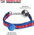 Tuff Pupper Martingale Collar for Dogs, Adjustable No Pull Training Collar, Gentle Nylon & Steel Chain, Large (18-26"