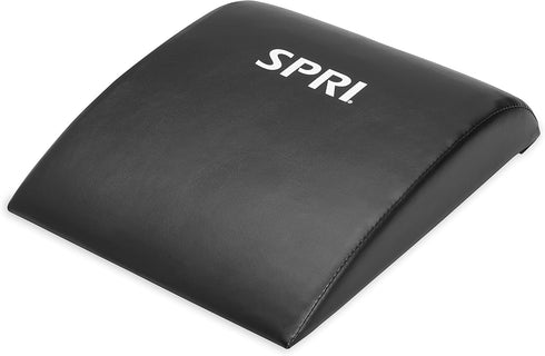 SPRI Ab Mat - Portable Workout Mat Accessory for Abdominal Exercises, Sit-Ups, Crunches, Core Training, with Curved