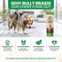 12 3 Count 100% Odor Free Braided Bully Sticks for Dogs - - Natural Grass-Fed Beef Braided Dog Chews, High Protein