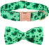 Lionheart Glory Clover Adjustable Dog Collar with Bowtie, Soft Bowtie Dog Collars for X-Small Puppy Pet Gift