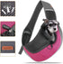 FDJASGY Pet Sling Carrier for Small Dogs Cats, Breathable Mesh Hand Free Puppy Backpack with Adjustable Strap and Pouch