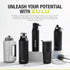 Zulu Goals Large Water Bottle Jug with Time Marker & Handle for Hydration | 64oz, 128oz BPA-Free for Gym and Outdoors
