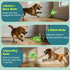 GUKCO Interactive Moving Dog Toys Plush Chew Toy with Bouncing Ball, Music & Recording | Rechargeable Self-Play Toys