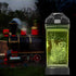 3D 14 Oz Lightzz Kids Train Water Bottle with Glowing LED Light, Ideal Travel Cup Train Gifts for Back to School Girls