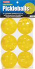 TOURNA Strike Outdoor Pickleballs - 6 Pack - USAPA Approved, Yellow