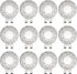 Magnetic Golf Hat Clip, Golf Ball Aiming Marker, Professional Golf Training Aids Accessories, 12 Pieces (Ball Marker
