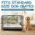EMPSIGN Reversible Cool and Warm Dog Bed for Crate, Washable and Removable Cover, Grey