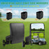 No Drilling Universal Golf Cart Side Mirrors, Fit EZGO, Club Car, Yamaha, ICON, Star, Zone - Large HD Folding Mirrors