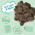 Charlee Bear Meaty Bites Dog Treats, 2.5oz Beef Liver & Apples