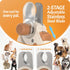 2026 2-Stage Pawsibility Pet Nail Clipper PRO - Quick-Vision LED Light | Adjustable Professional-Grade Blade |